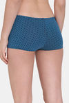 Zivame Anti-Microbial Low Rise Full Coverage Boyshort Panty - Tribal Triangles Navy — thumbnail 2